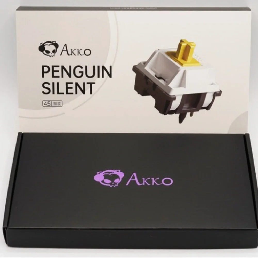 Akko Penguin Silent Tactile Switches Stock or Hand Lubed and Filmed